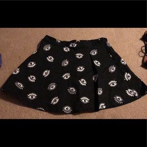 black velvet eye skirt